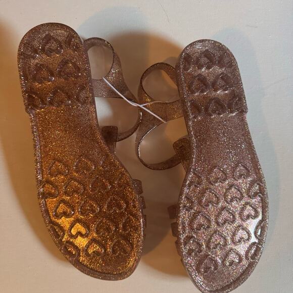 Old Navy Girl's Fisherman Jelly Glitter Secure Ankle Strap Sandals Sz 5 NWT - Picture 2 of 8